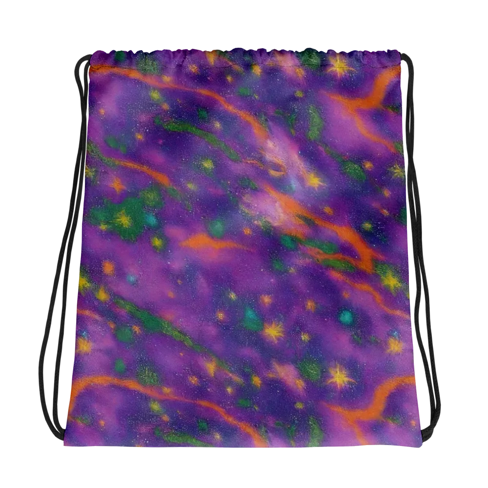 Violet Comet Garden on Drawstring Bag — Photo
