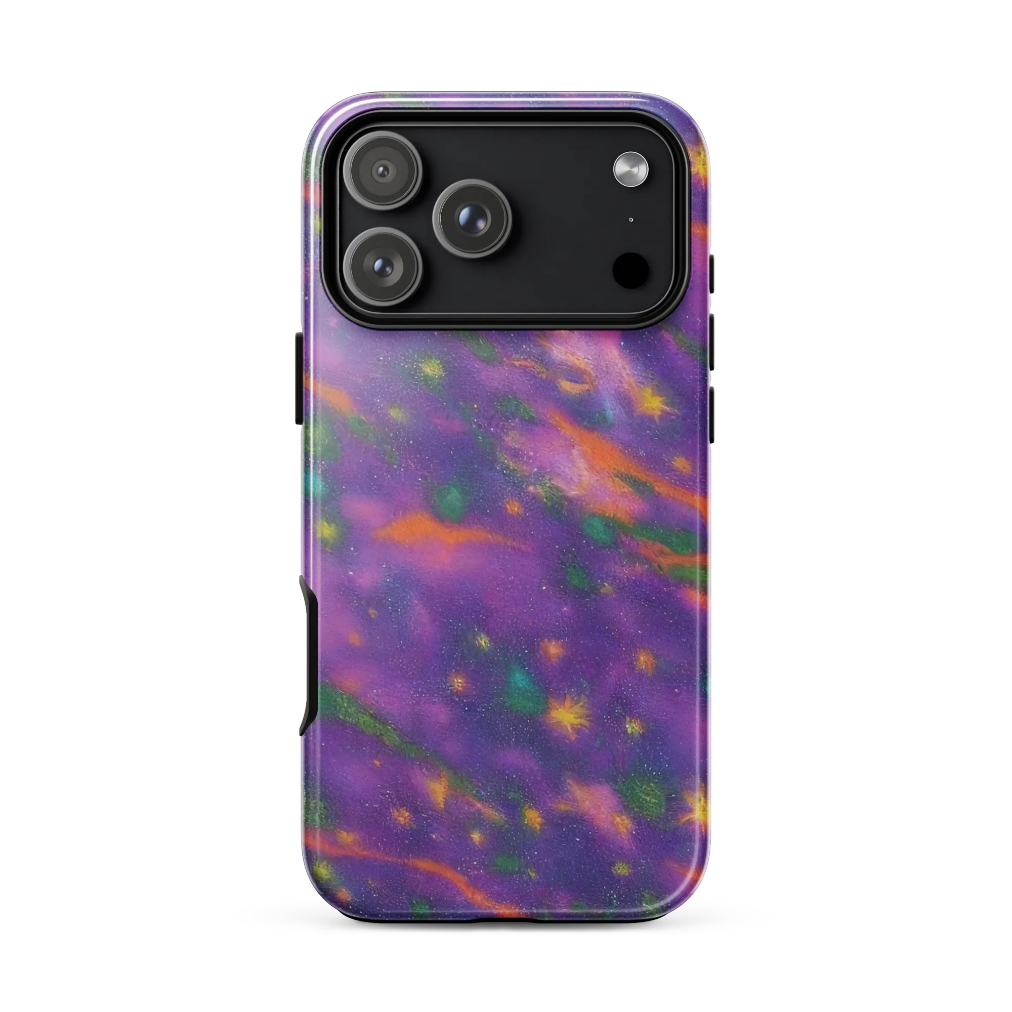 Violet Comet Garden on Tough Case for iPhone® — Front