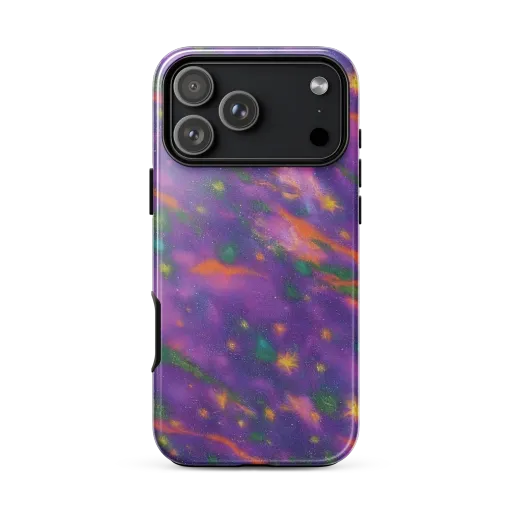 Violet Comet Garden on a Tough Case for iPhone®