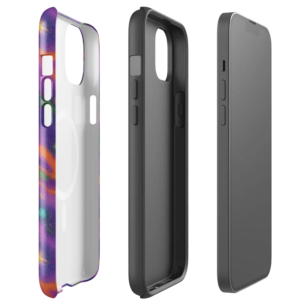 Violet Comet Garden on MagSafe Tough Case for iPhone® — Front