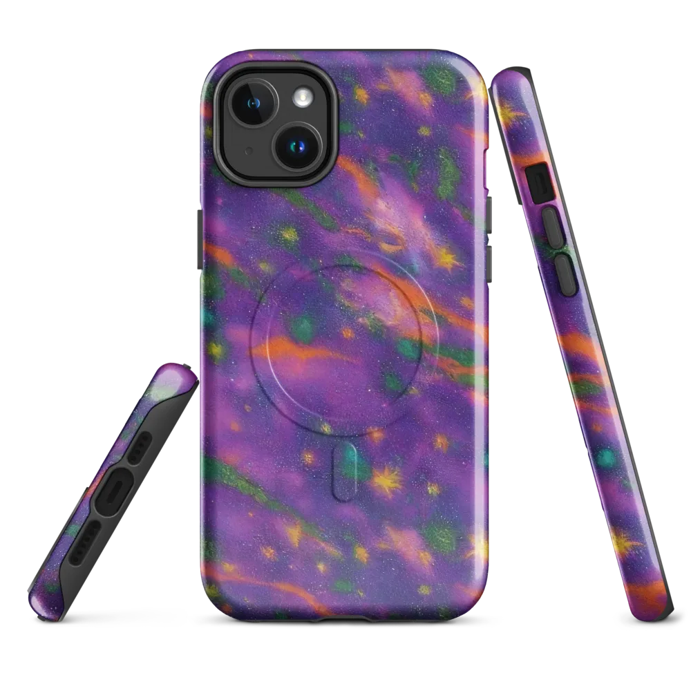 Violet Comet Garden on MagSafe Tough Case for iPhone® — Front
