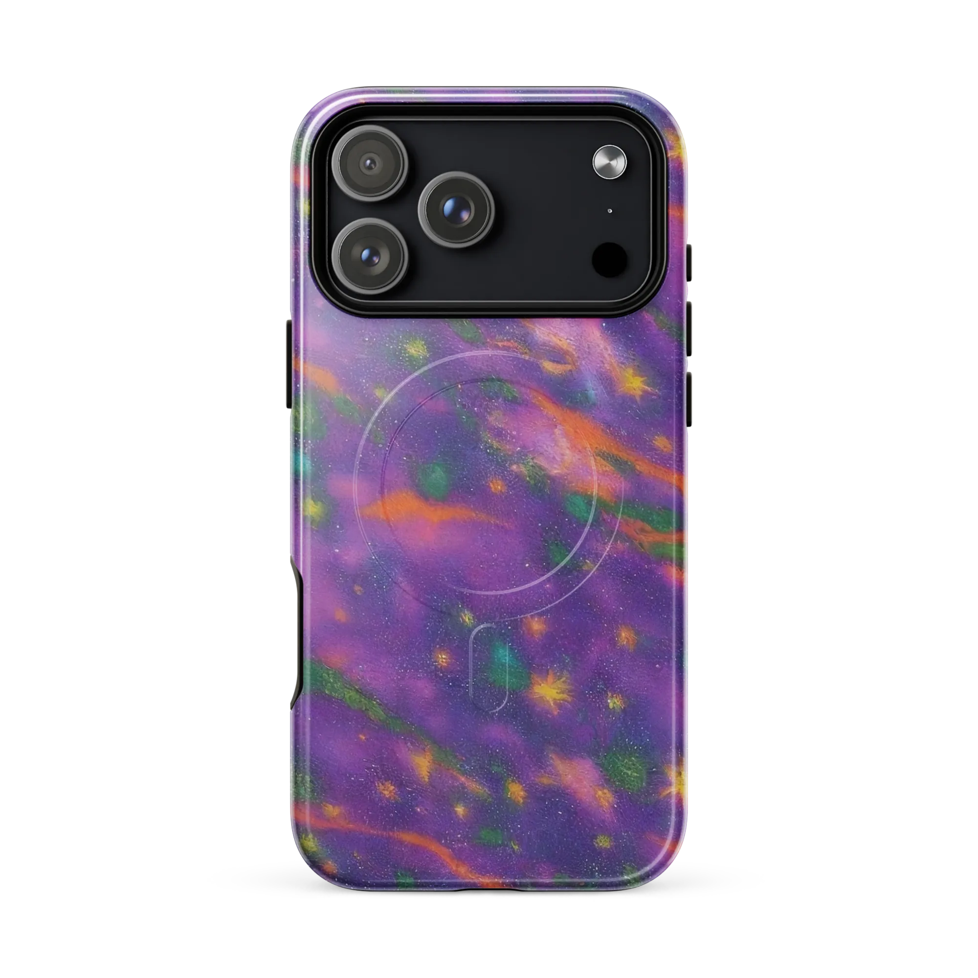Violet Comet Garden on MagSafe Tough Case for iPhone® — Front