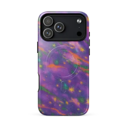 Violet Comet Garden on a MagSafe Tough Case for iPhone®