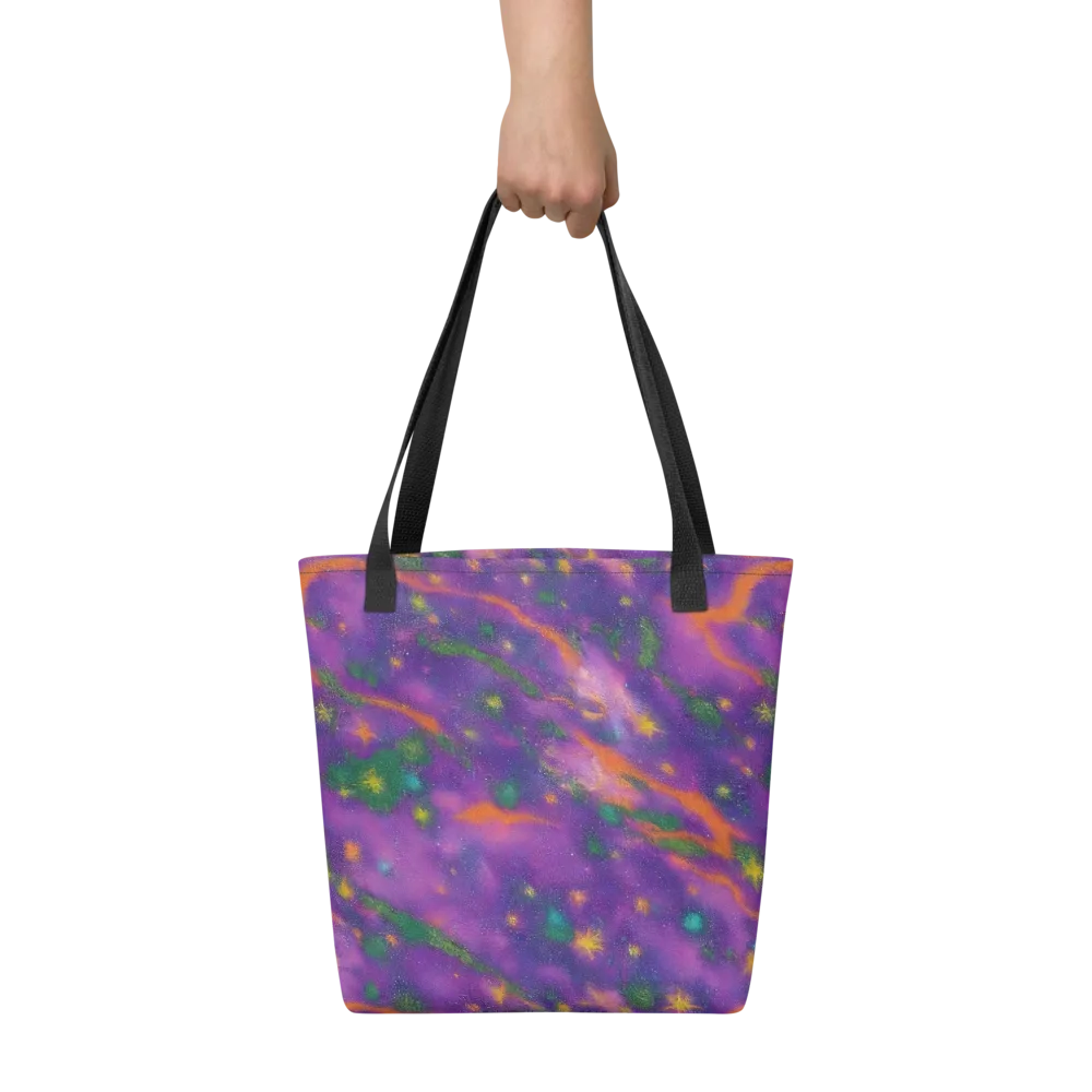 Violet Comet Garden on Tote Bag — Front