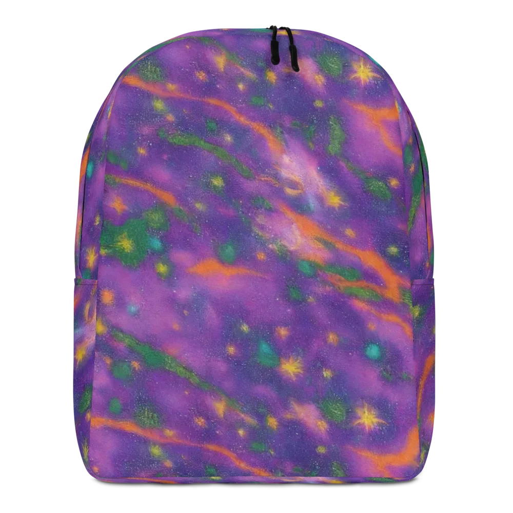 Violet Comet Garden on Minimalist Backpack — Front