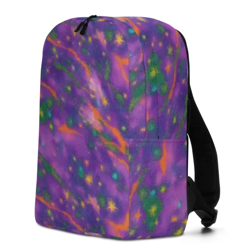 Violet Comet Garden on a Minimalist Backpack