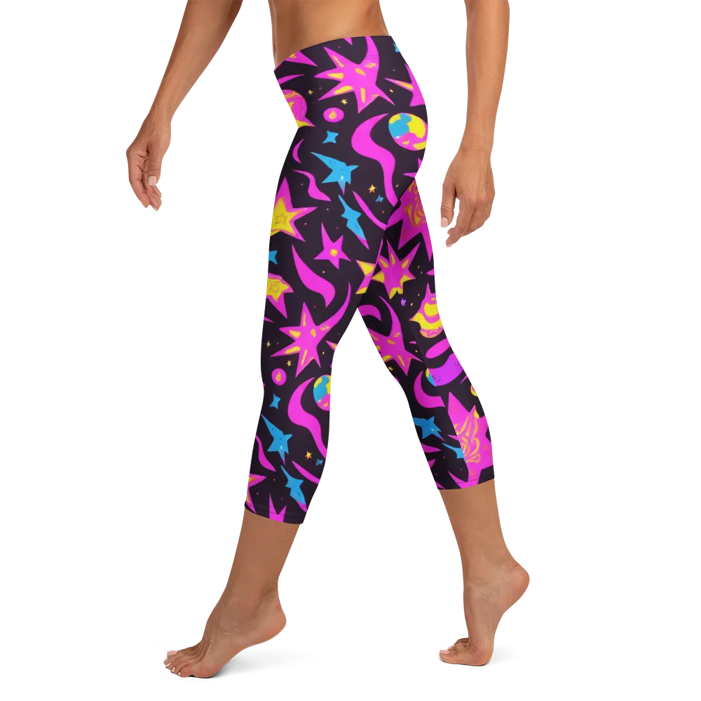 Nova After Dark on Capri Leggings — Left