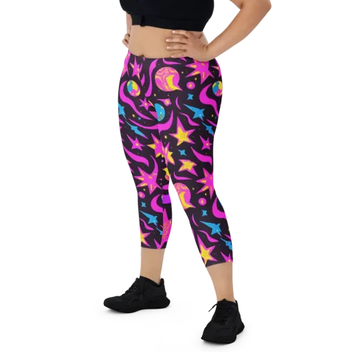 Nova After Dark on a Capri Leggings
