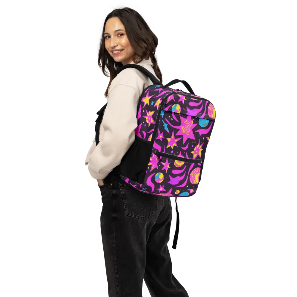 Nova After Dark on Utility Backpack — Back