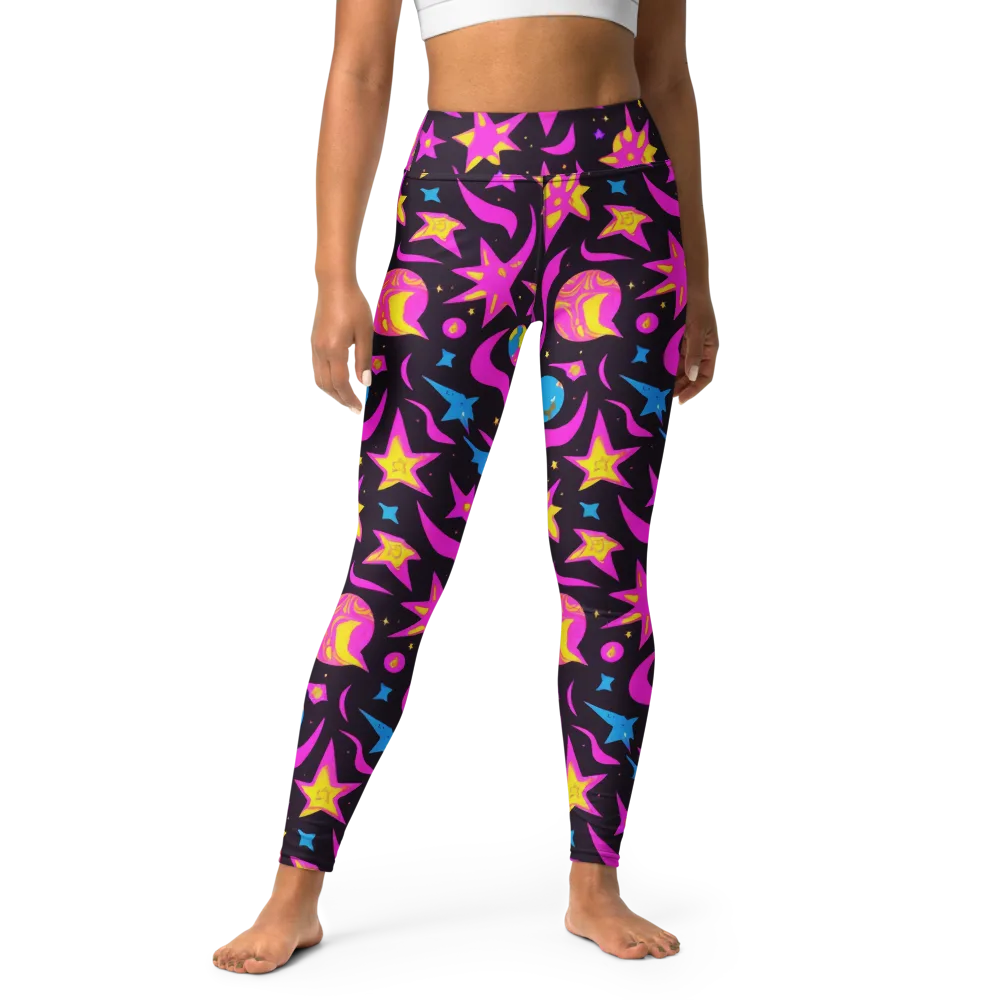 Nova After Dark on Yoga Leggings — Front
