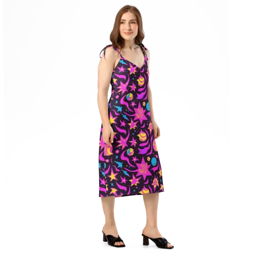 Nova After Dark on a Slip Dress