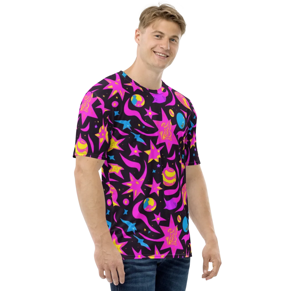 Nova After Dark on Men's Crew Neck T-Shirt — Right