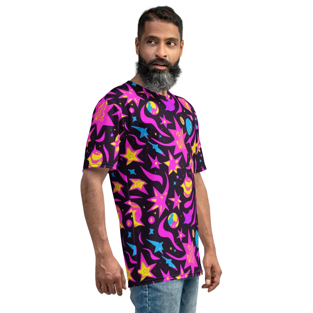 Nova After Dark on Men's Crew Neck T-Shirt — Right