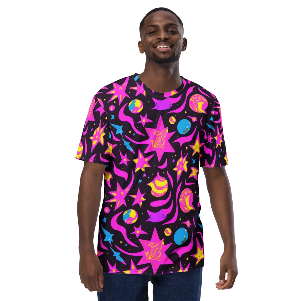 Nova After Dark on Men's Crew Neck T-Shirt — Front