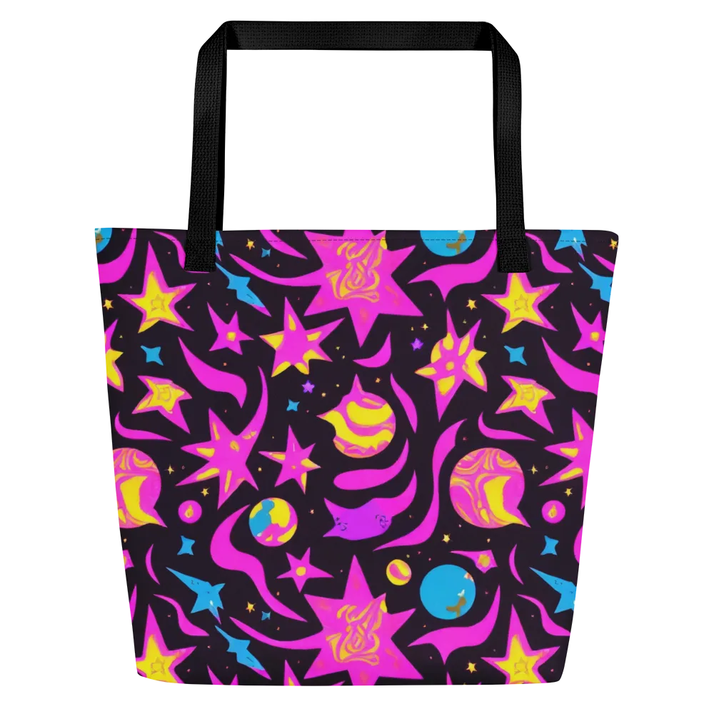 Nova After Dark on Large Tote Bag W/ Pocket — Front