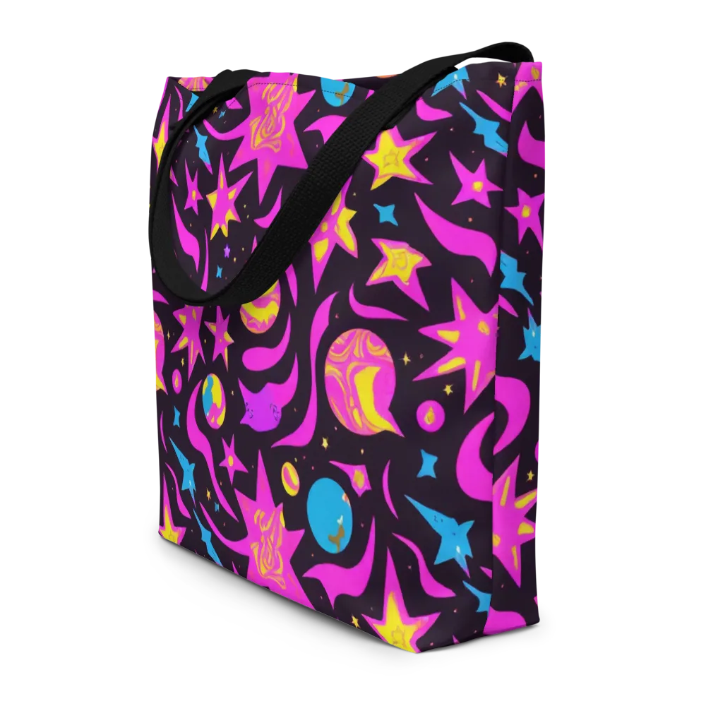 Nova After Dark on Large Tote Bag W/ Pocket — Front