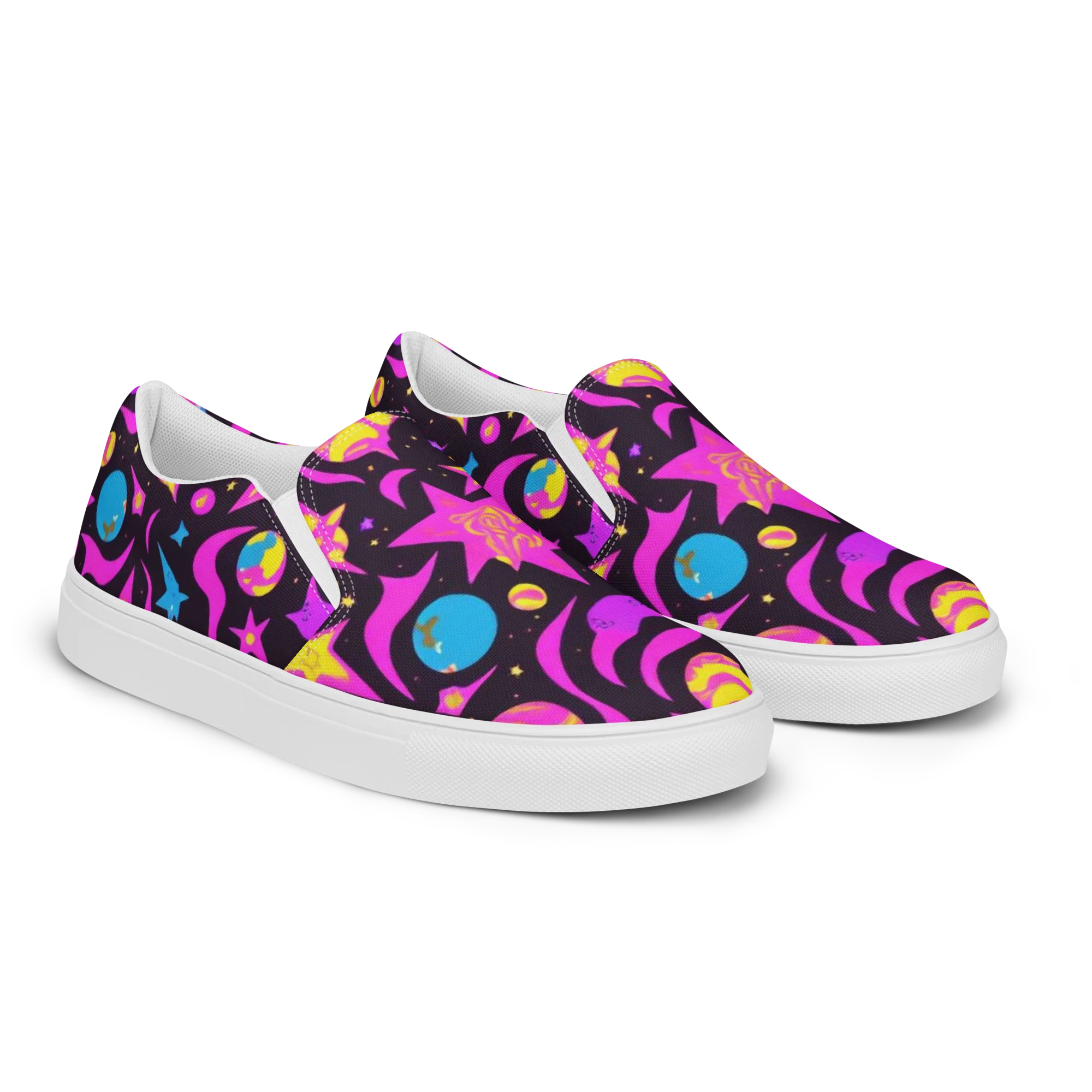 Nova After Dark on Women's Slip-On Canvas Shoes — Right Front