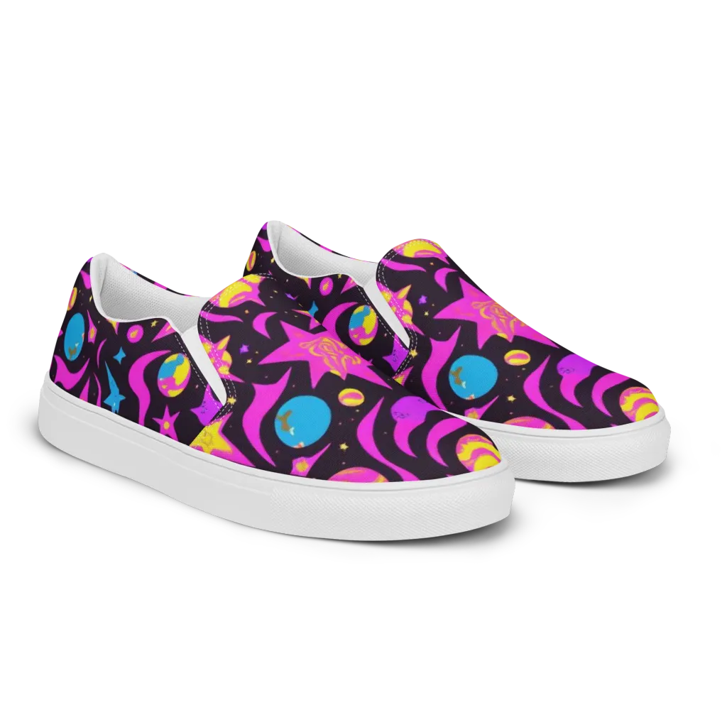 Nova After Dark on Women's Slip-On Canvas Shoes — Right Front