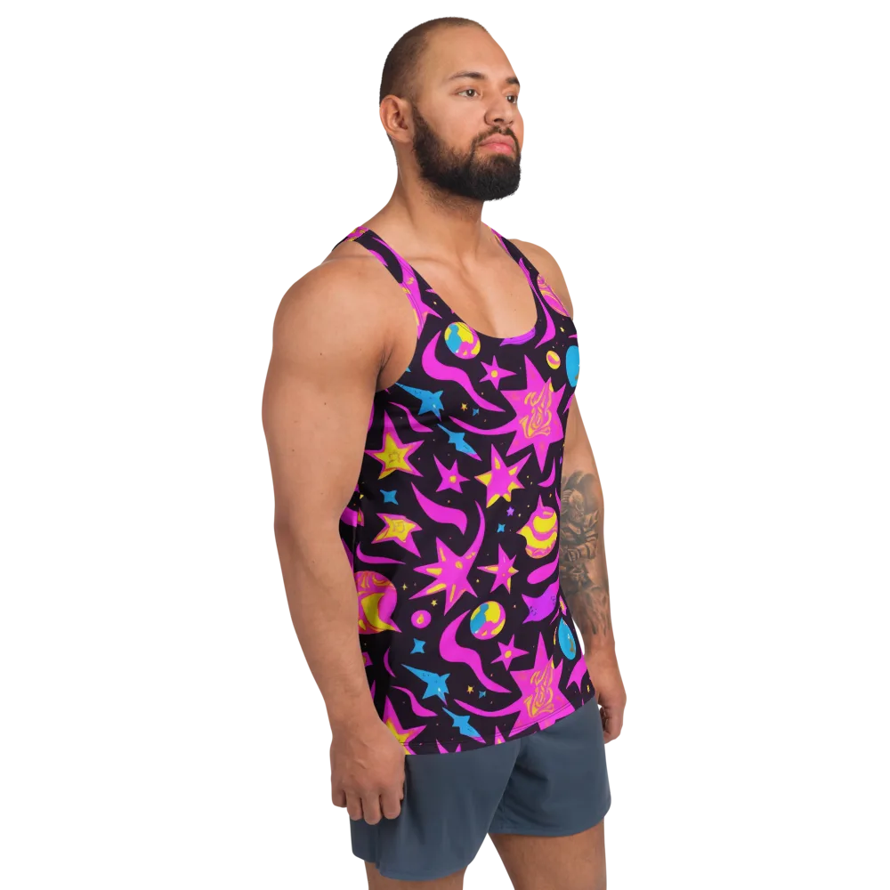 Nova After Dark on Men's Tank Top — Right Front