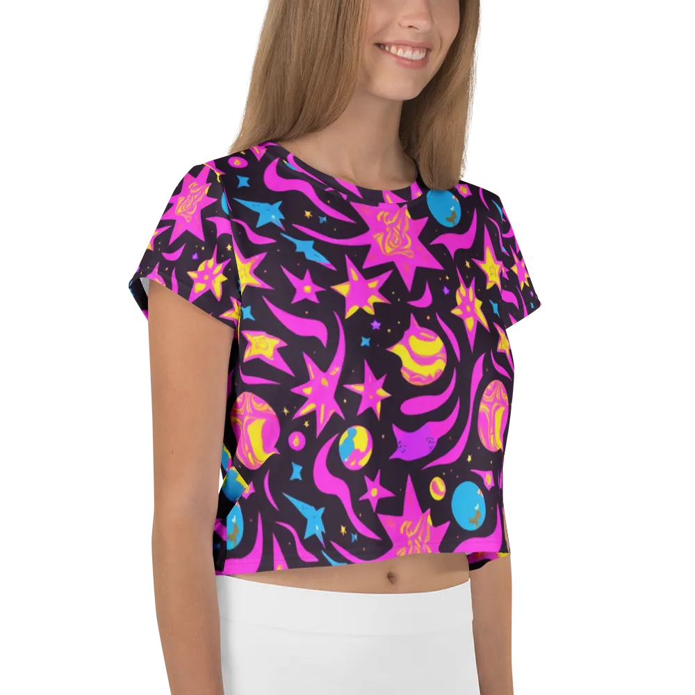 Nova After Dark on Crop Tee — Right