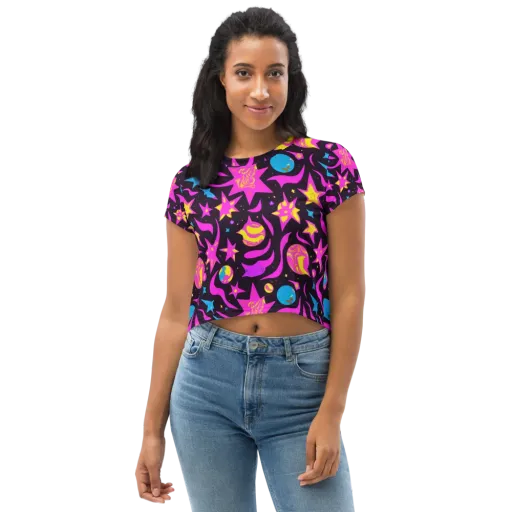 Nova After Dark on a Crop Tee
