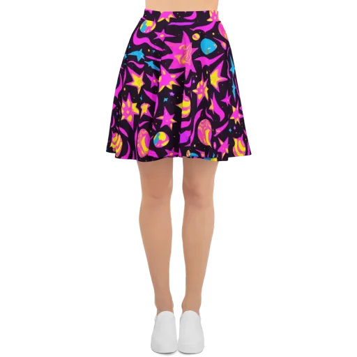 Nova After Dark on a Skater Skirt