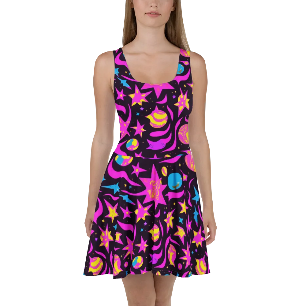 Nova After Dark on Skater Dress — Front