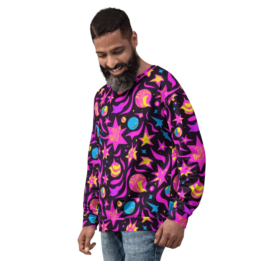 Nova After Dark on Sweatshirt — Left Front