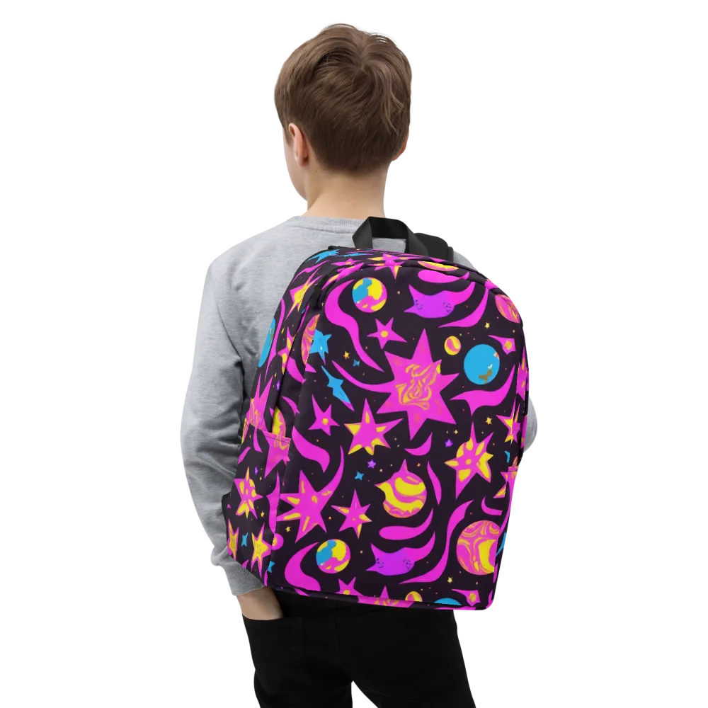 Nova After Dark on Minimalist Backpack — Zoomed-in