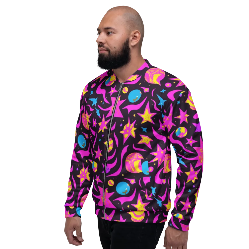 Nova After Dark on Bomber Jacket — Left