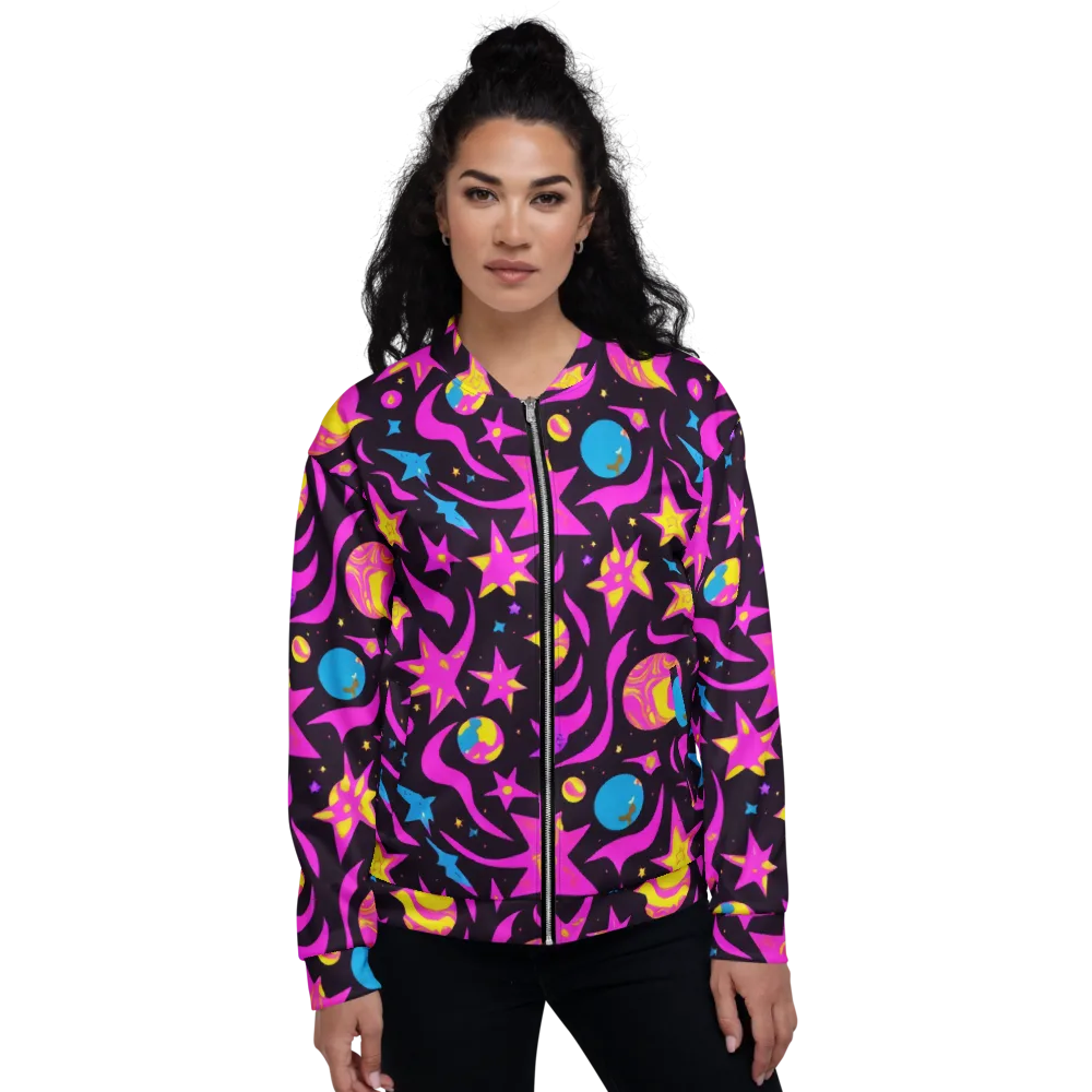 Nova After Dark on Bomber Jacket — Front