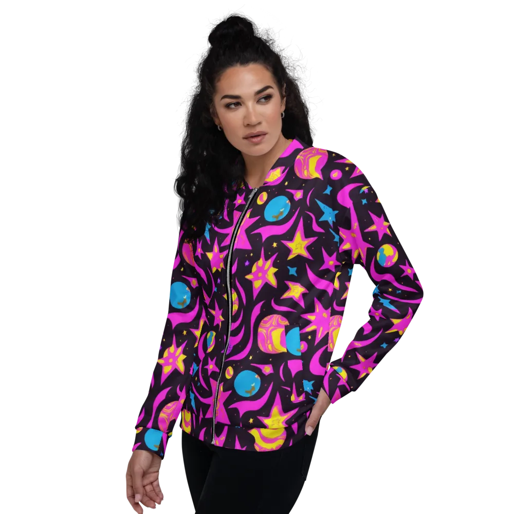 Nova After Dark on Bomber Jacket — Left