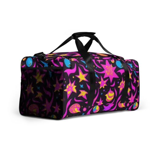 Nova After Dark on a Duffle Bag