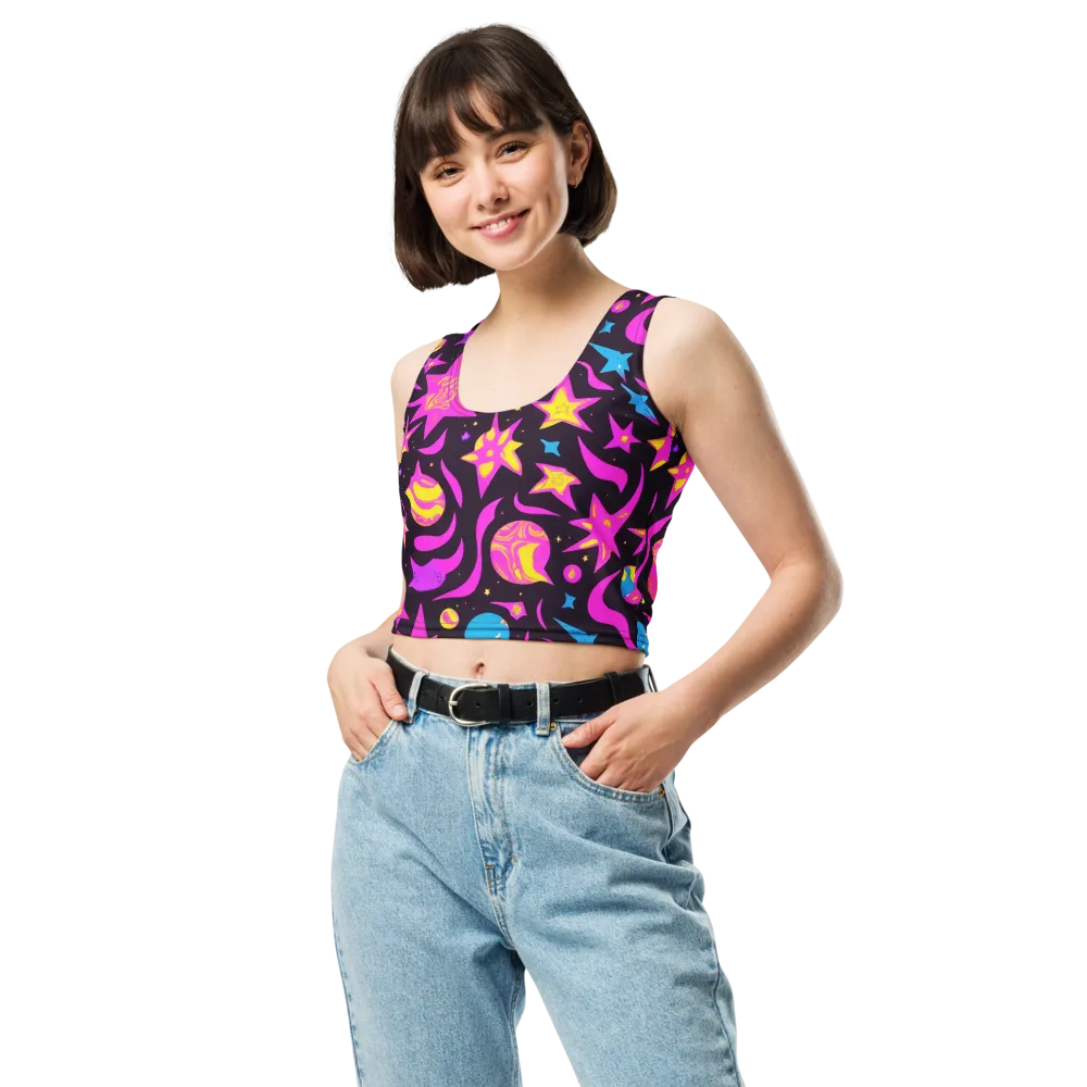 Nova After Dark on Crop Top — Front