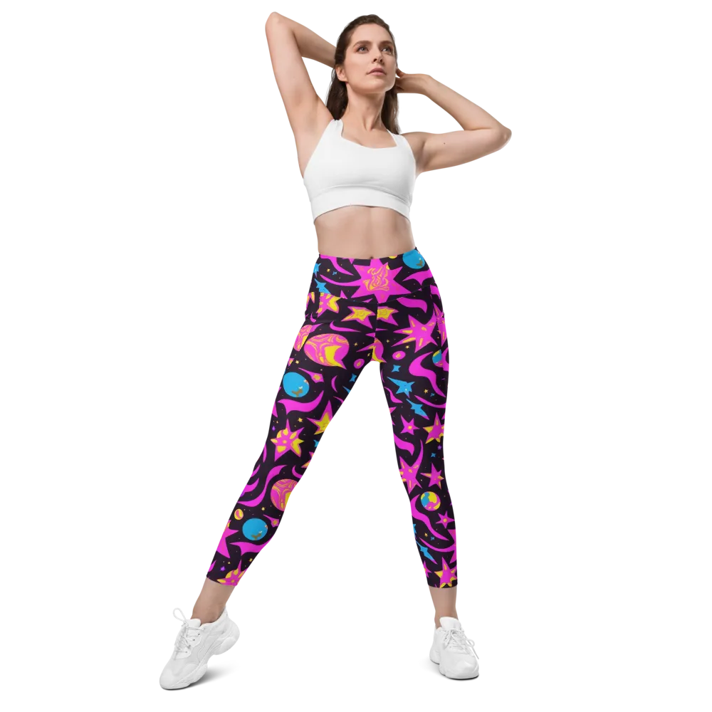 Nova After Dark on Leggings with Pockets — Front