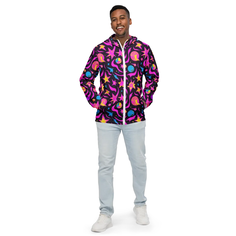 Nova After Dark on Men's Windbreaker — Front
