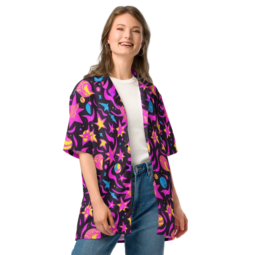 Nova After Dark on Button Shirt — Front