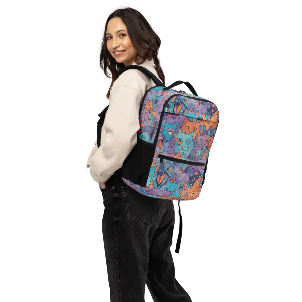Whisker Spectrum on Utility Backpack — Back