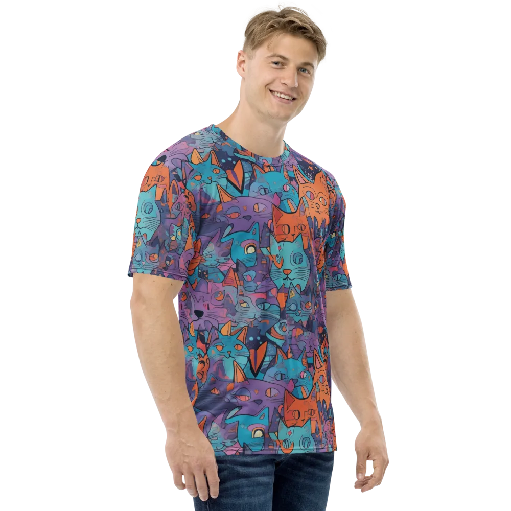 Whisker Spectrum on Men's Crew Neck T-Shirt — Right