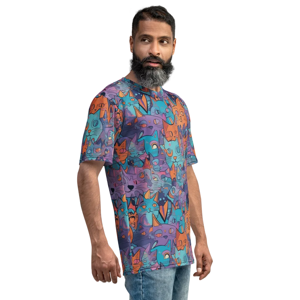 Whisker Spectrum on Men's Crew Neck T-Shirt — Right