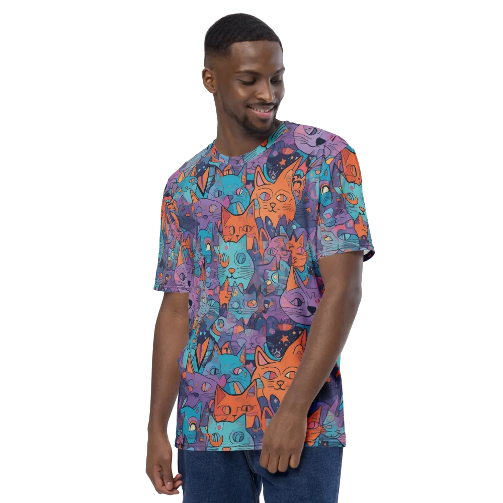Whisker Spectrum on Men's Crew Neck T-Shirt — Left
