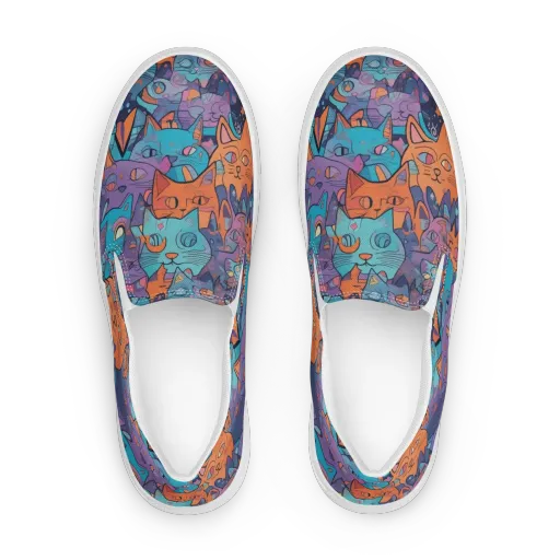 Whisker Spectrum on a Women's Slip-On Canvas Shoes