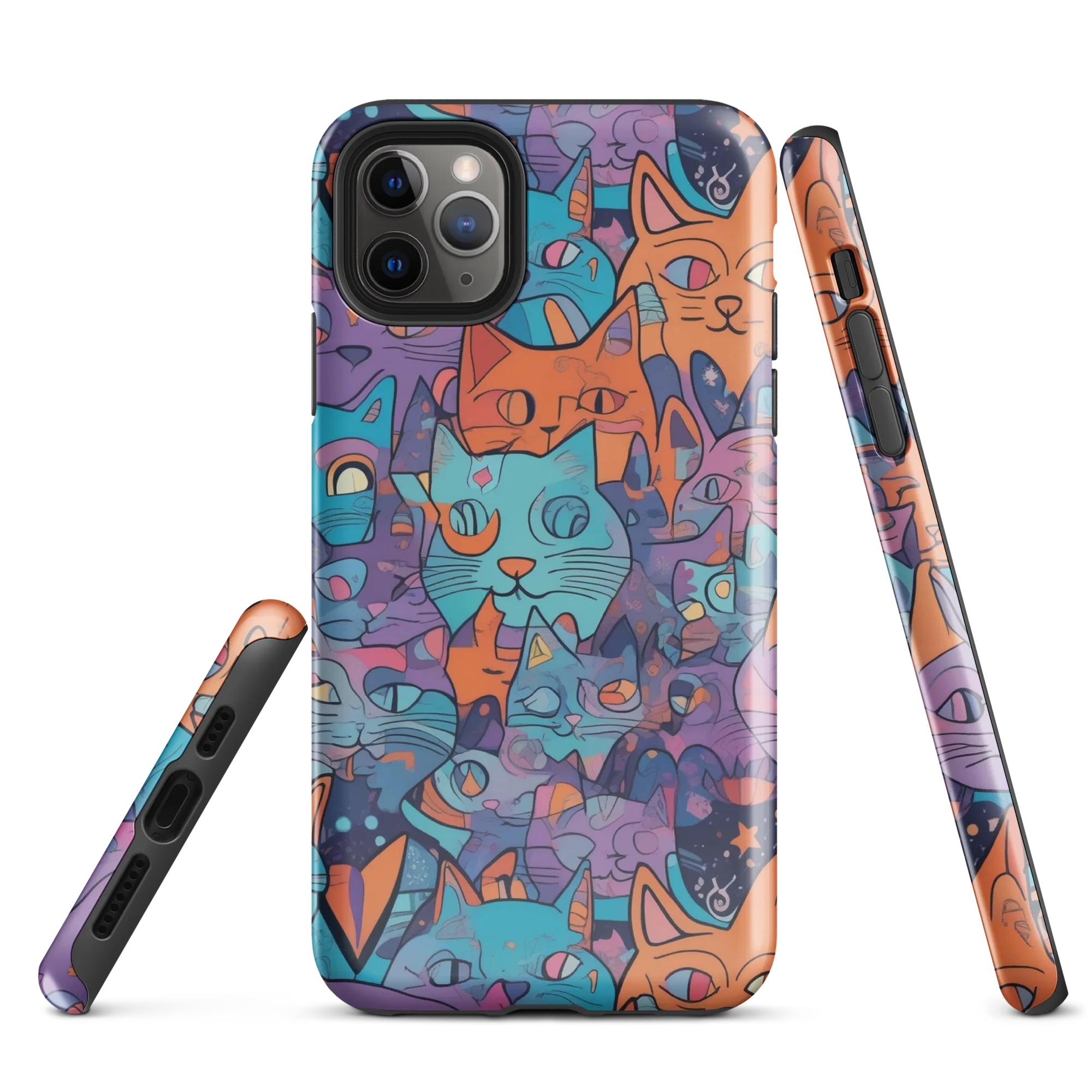 Whisker Spectrum on Tough Case for iPhone® — Front