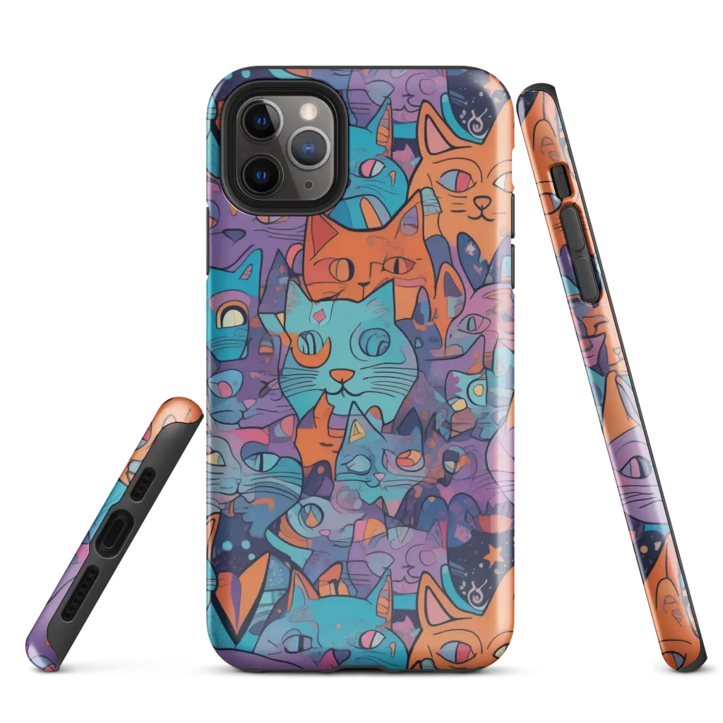 Whisker Spectrum on Tough Case for iPhone® — Front
