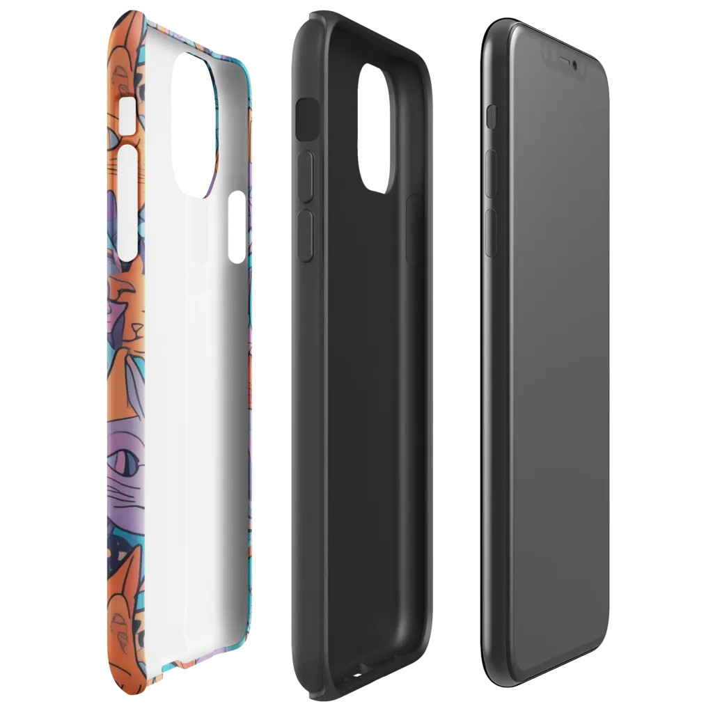 Whisker Spectrum on Tough Case for iPhone® — Right