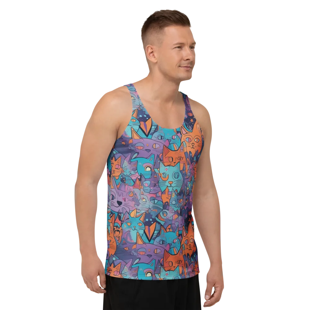 Whisker Spectrum on Men's Tank Top — Right Front