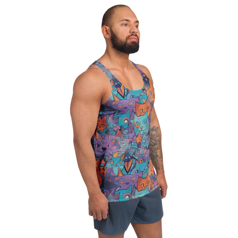Whisker Spectrum on Men's Tank Top — Right Front