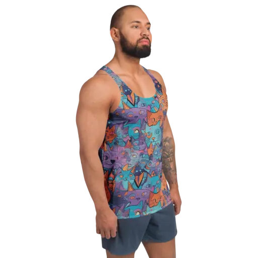 Whisker Spectrum on a Men's Tank Top