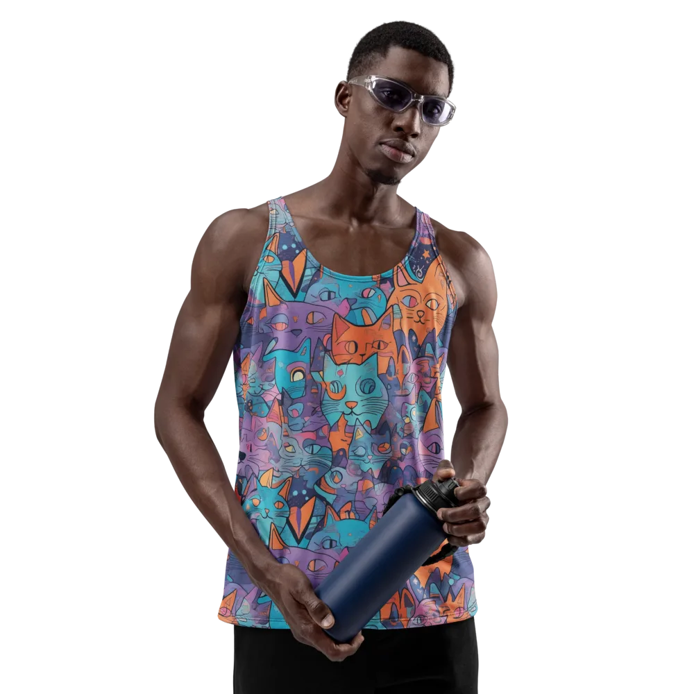 Whisker Spectrum on Men's Tank Top — Front