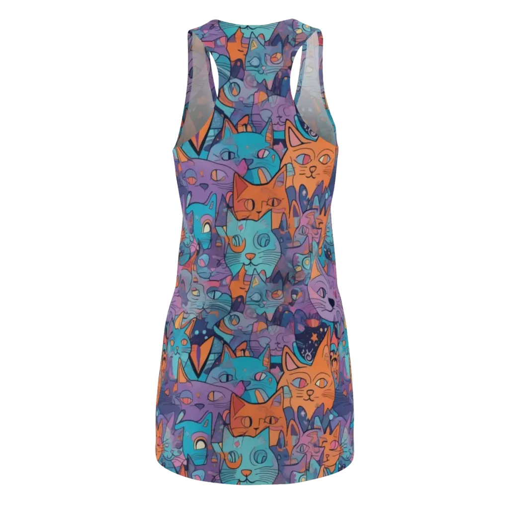 Whisker Spectrum on Racerback Dress — Back